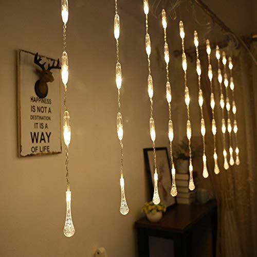 Water Drop Curtain Lights