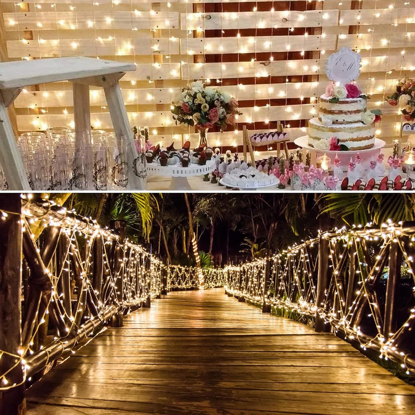 Twinkle LED Curtain Lights