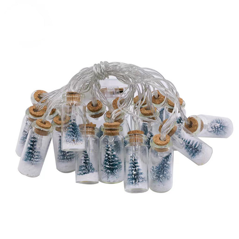 christmas tree bottle lights