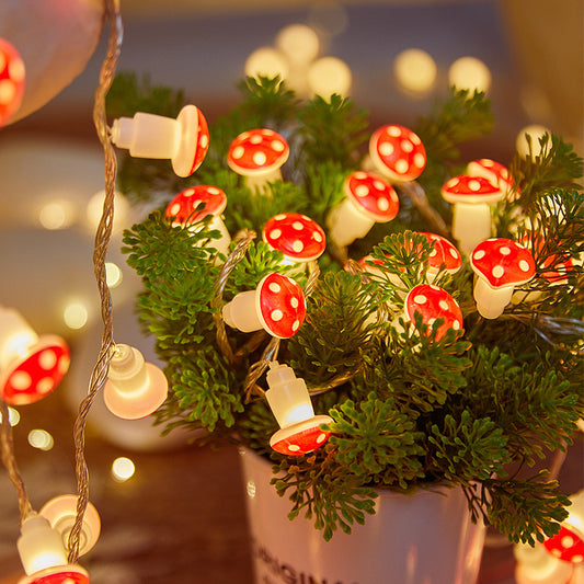 Mushroom Lamp String Lights