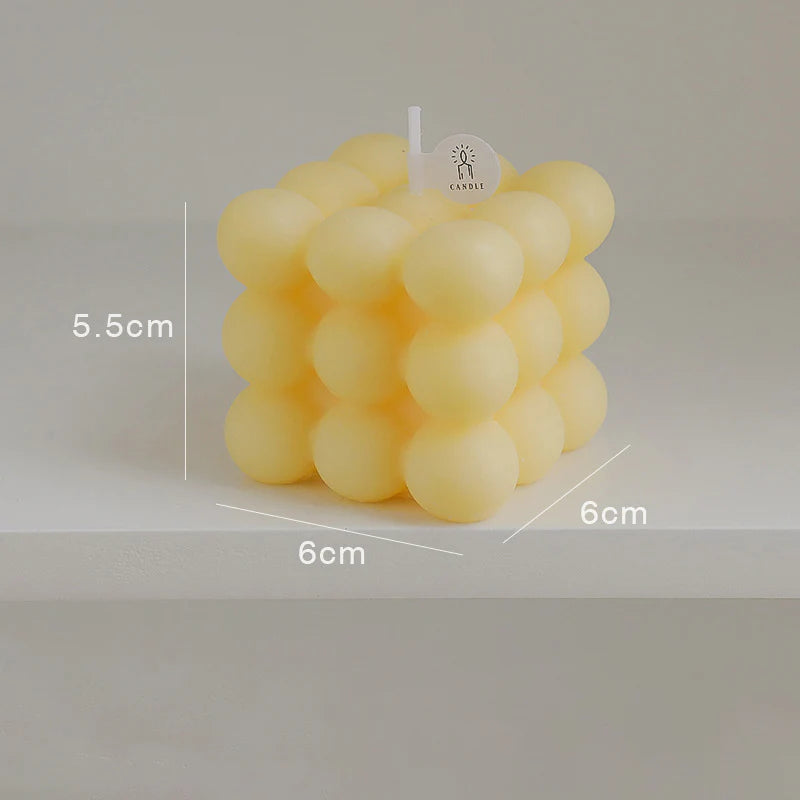 Round Rubik's Cube Scented Candles