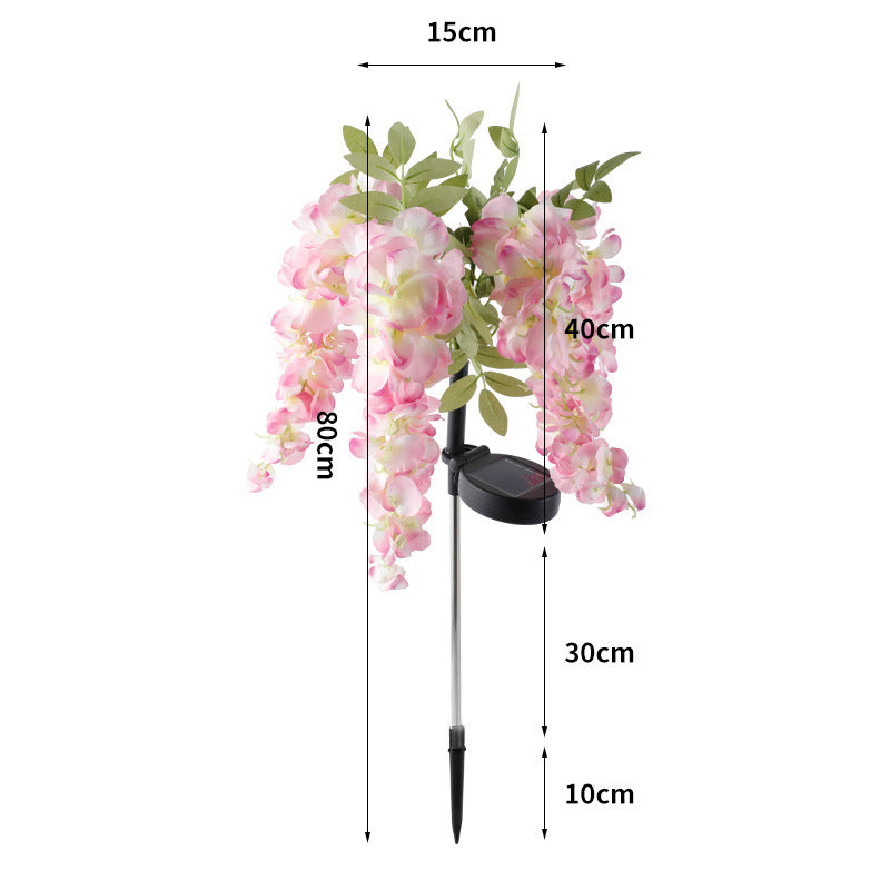 solar wisteria lights
