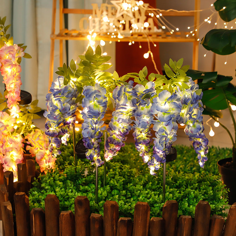 solar wisteria lights