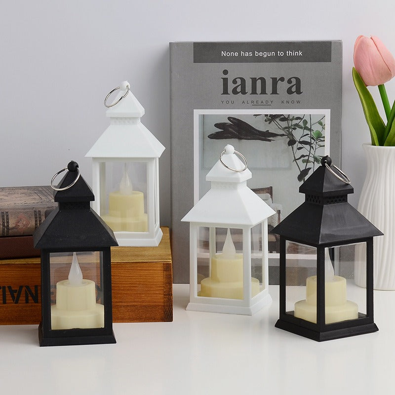 square lantern with led