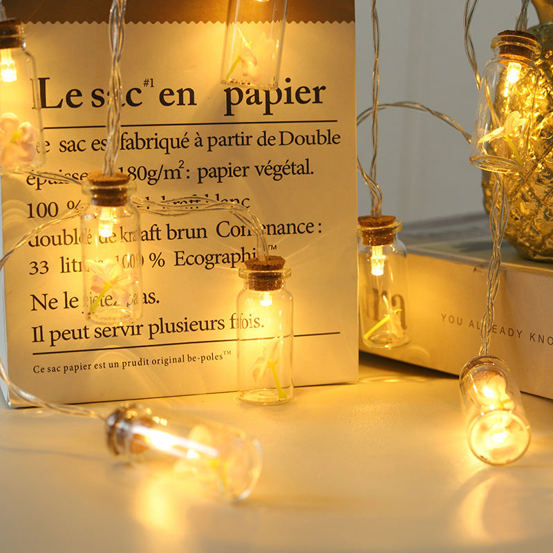 the flower bottle lights