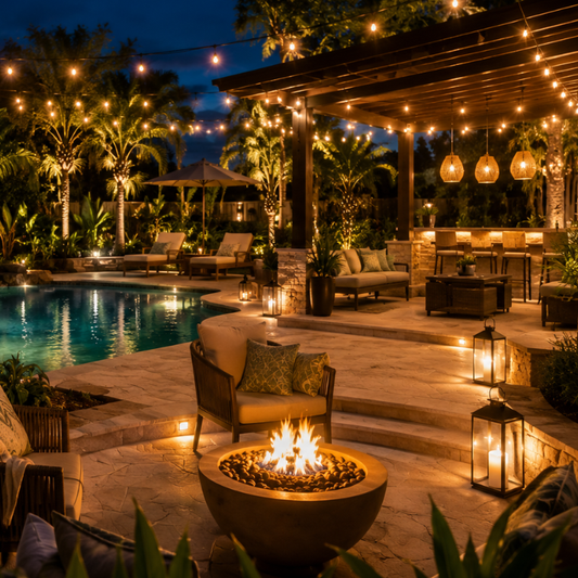 Outdoor Lights for Creating a Resort-Style Backyard