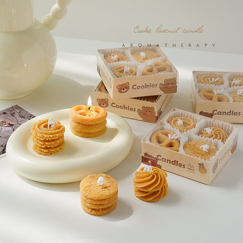 aromatherapy cookies candles box