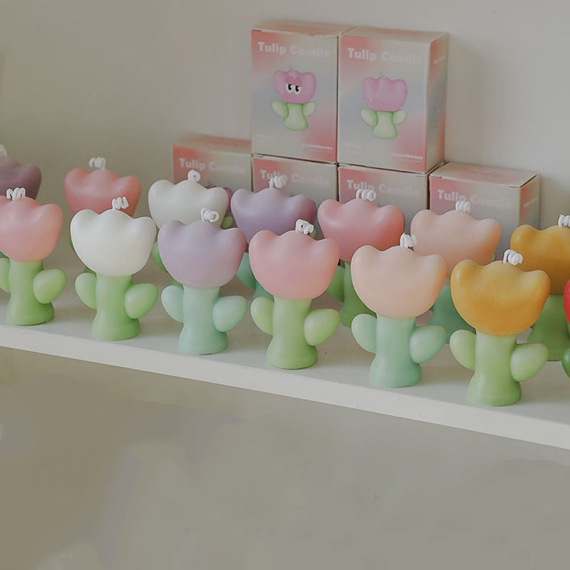 baby flower scented candles