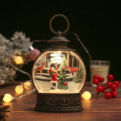 Small Round Christmas Lanterns