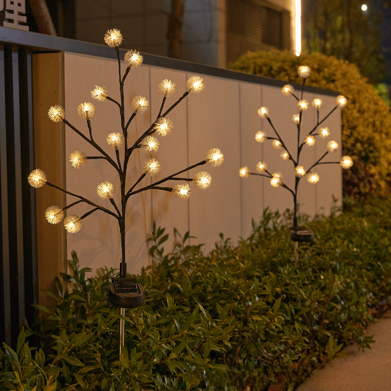 Furry Ball Tree Lights