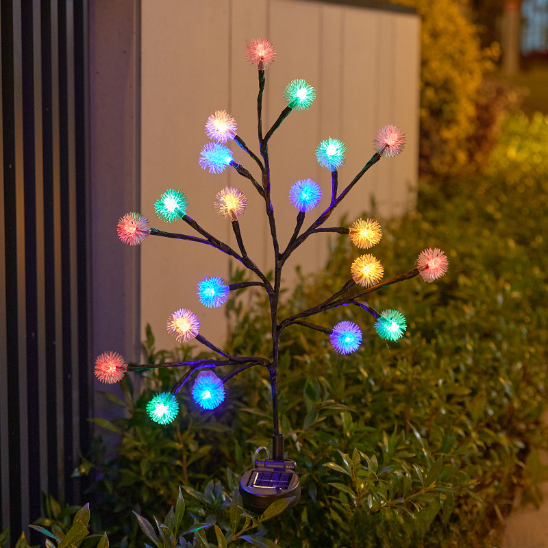 Furry Ball Tree Lights