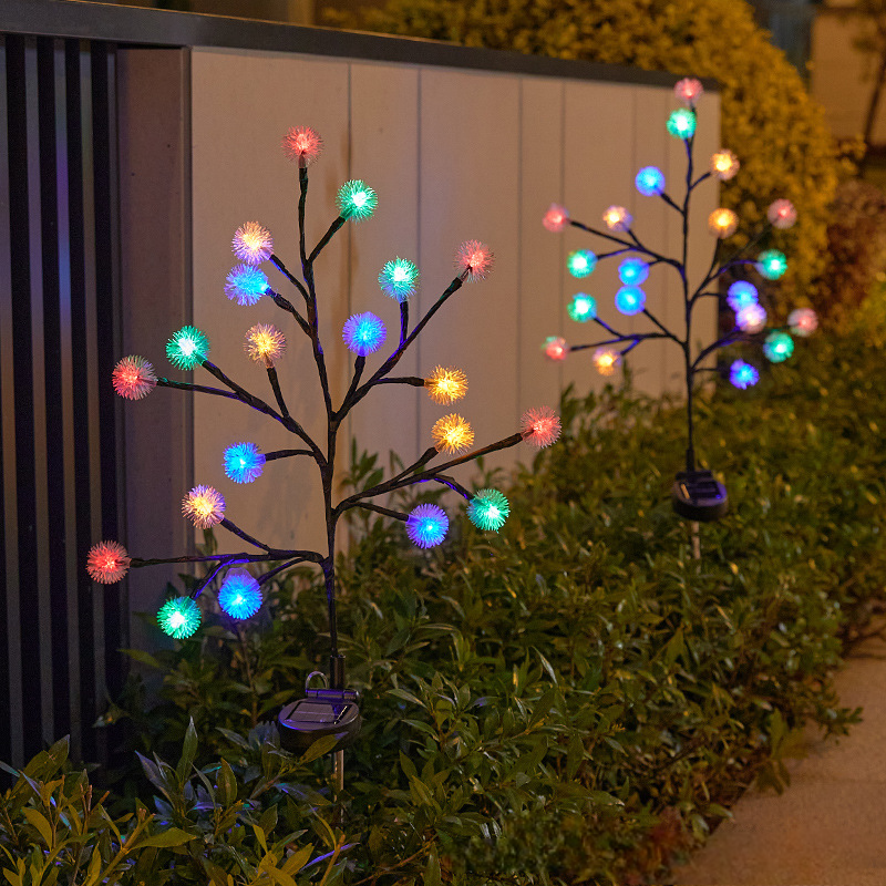 Furry Ball Tree Lights