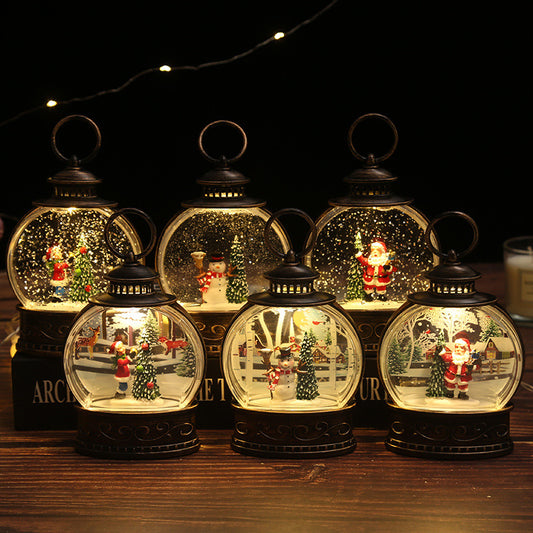 Small Round Christmas Lanterns