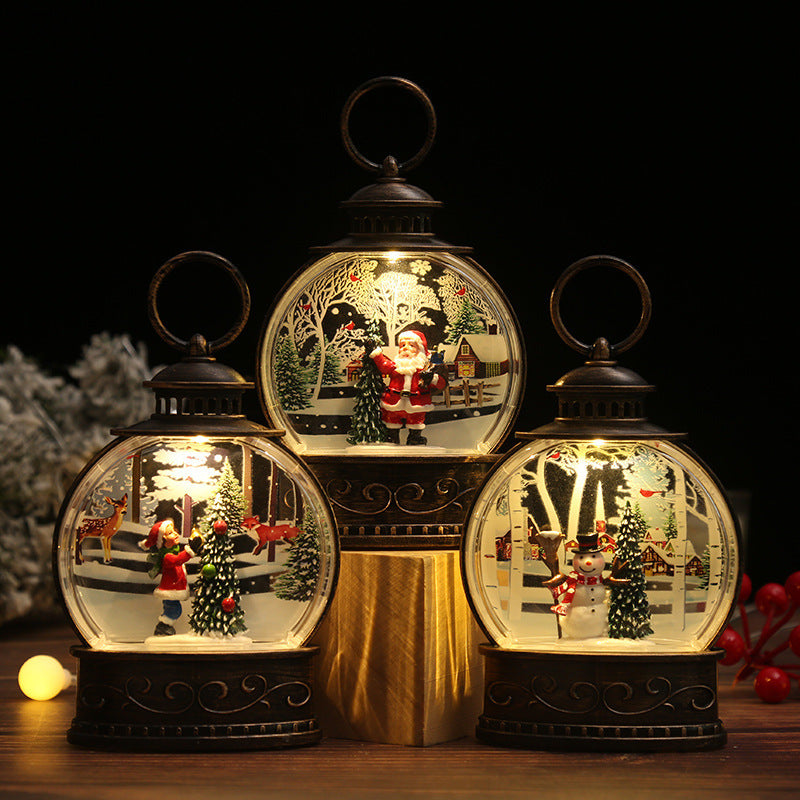 Small Round Christmas Lanterns