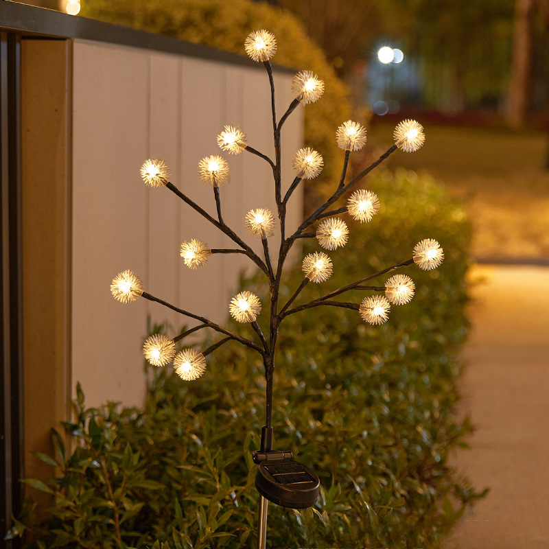 Furry Ball Tree Lights